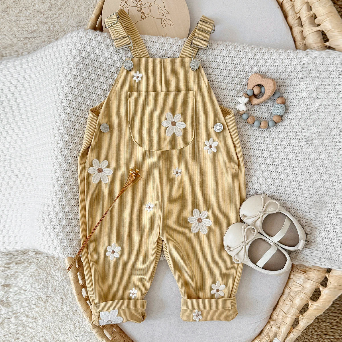 Korean Style Infant Toddler Clothing Boys Girls Summer FashionOveralls Pants Korean Version Casual Trousers Suitable for 0-3Y