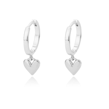 Hollow Zircon Heart Earrings For Women Stainless Steel Gold Color Heart Earring Luxury Wedding Couple Jewelry Gift Free Shipping