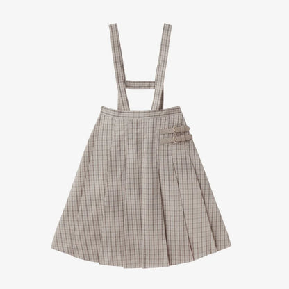 Clearance sale AS SS26 Heritage collection brown Checked smocking  girls dress knitting boys sister brother family match clothes