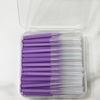 60Pcs Interdental Brush Health Care Tooth Push-Pull Escova Removes Food And Plaque Better Teeth Oral Hygiene Tool Oral Care