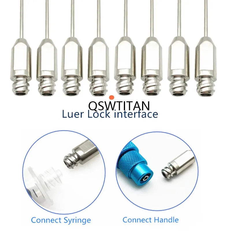 Three Hole fat harvesting cannula for stem cells,liposuction cannula fat transfer needle aspirator for beauty use