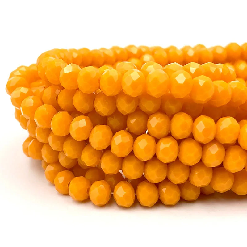 Colorful 2/3/4/6/8/10mm Austria Faceted Crystal Glass Beads For Jewelry Making DIY Accessories