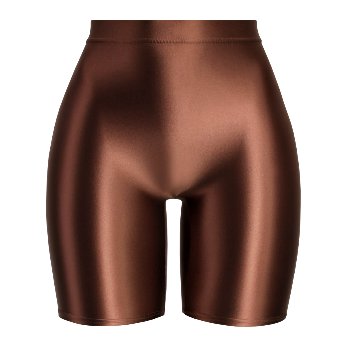Women Cropped Pants Oily Shiny Luster Tights Form-fitting Opaque Sexy High Waist Capris Smooth Super Smoothy Skinny Leggings