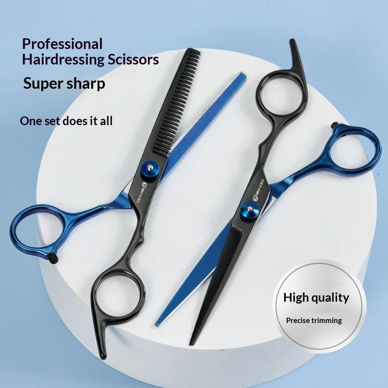 Gianxi Stainless Steel Hair Clippers  Hair Professional Thinning Teeth Clipper  Flat Clipper  Broken Hair Clipper