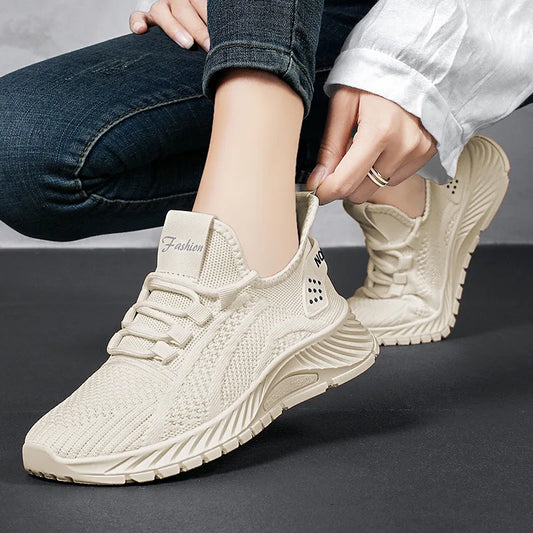 Women's Shoes Summer 2025 Casual Sneakers Breathable Mesh Lightweight Affordable Free Shipping