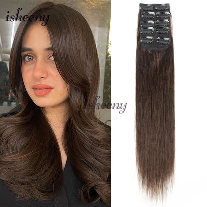 12"-18" Invisible Short Hair Pad Clip In Remy Human Hair Extensions 5pcs/pack Mini Clip In Hair 2 Clips On Machine Hair Weft