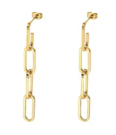 Stainless Steel Exaggerated Large Waterproof Hoop Earrings
