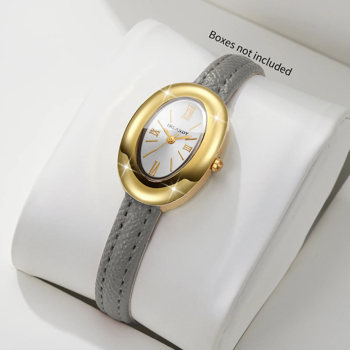 Fashion Oval Dial Women Watches Ultra-thin Leather Strap Quartz Watch for Ladies Clock Relogio Feminino Gift（Without Box）
