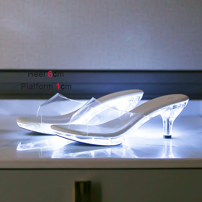 Women's Clear-Strap Heels in Sandal & Mule Options