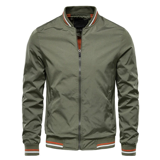 Spring Summer Bomber Jacket Men Black Casual Slim Fit Baseball Mens Jackets New Autumn Fashion High Quality Windbreaker Tracksui