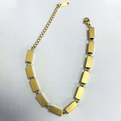 Stainless Steel Round Pendant Chain Bracelet jewelry