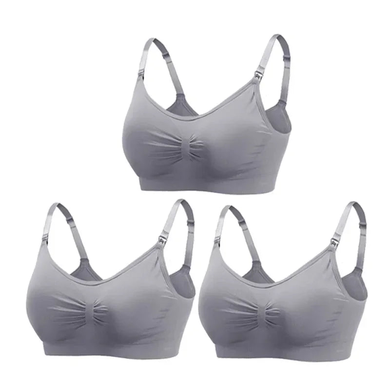 3PC/lot Maternity Nursing Bras Cotton Breastfeeding Pregnant Women Pregnancy Underwear Breast Feeding Bra Clothing Lactancia