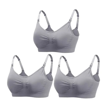 3PC/lot Maternity Nursing Bras Cotton Breastfeeding Pregnant Women Pregnancy Underwear Breast Feeding Bra Clothing Lactancia