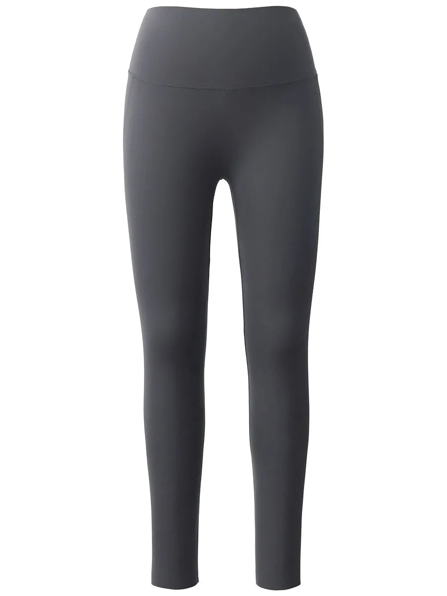 CHIC VEN New Women Leggings Solid Slim High Waisted Hip Lifting Elastic Yoga Pants Fitness Sharkskin Pants Spring Summer 2026