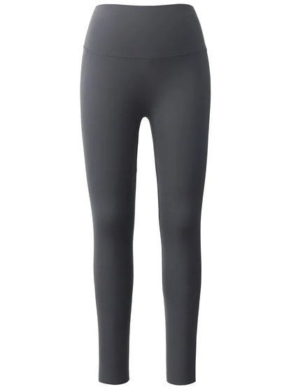 CHIC VEN New Women Leggings Solid Slim High Waisted Hip Lifting Elastic Yoga Pants Fitness Sharkskin Pants Spring Summer 2026