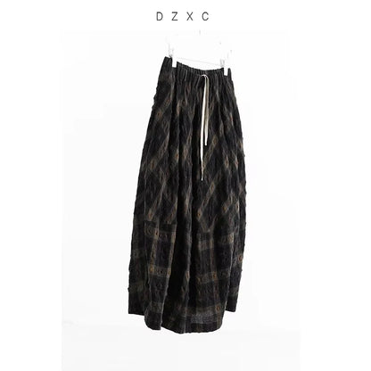 Retro British-Style Skirt~ Wool Plaid Bud Skirt, Versatile Skirt for Autumn and Winter, 2026 Autumn and Winter New Style