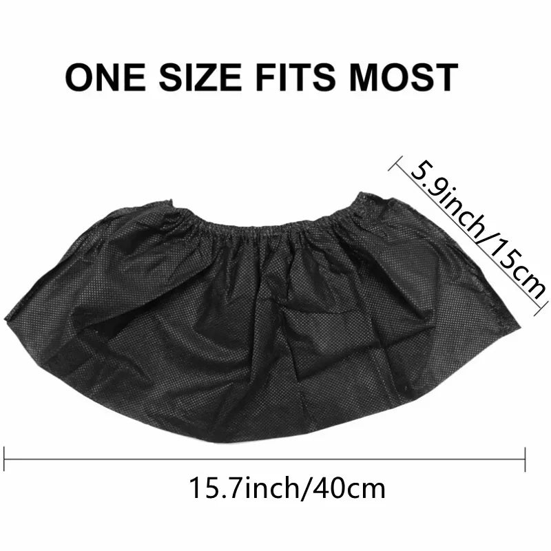300/200/100PCS Disposable Boot Shoe Covers Foot Booties Shoe Coverings Non Slip Shoe & Boot Covers for Indoor Home Workplace