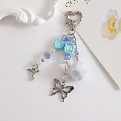 Original New Retro Star Pendant Handmade Beaded Ins Ocean Style Bag Hanging Keychain 2026 Wholesale