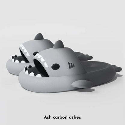 Couples Shark Slippers Women Cartoon Sandals Fashion Men Flip Flops Indoors Bathroom Cute Summer Outdoor Beach Slides Shoes