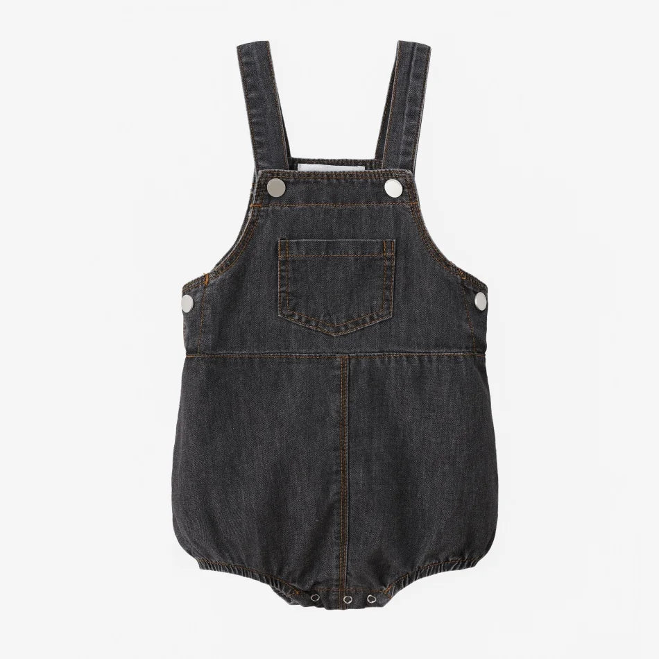 Clearance sale AS SS26 black denim collection 100% cotton high quality denim fabric kids family matching brother sister clothing