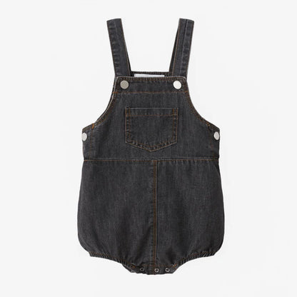 Clearance sale AS SS26 black denim collection 100% cotton high quality denim fabric kids family matching brother sister clothing