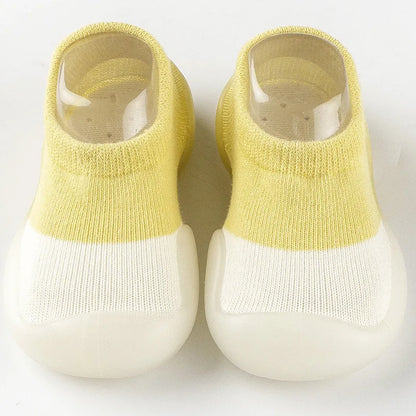 Summer New Combed Cotton Anti slip and Breathable Children's Soft Sole Shoes Baby Walking Shoes Mesh Faced Baby Floor Socks