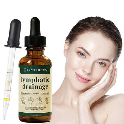 Premium Lymphatic Drainage Ampoule,Natural Plant Extracts Drops for Daily Care Improve Swelling&Circulatory Repair Beauty&Health