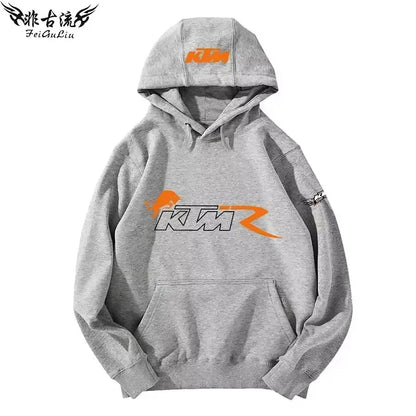 KTM Tout-terrain Pour Motos Lourdes Veste Pour Passionnés De Moto Sweat À Capuche Pour Hommes