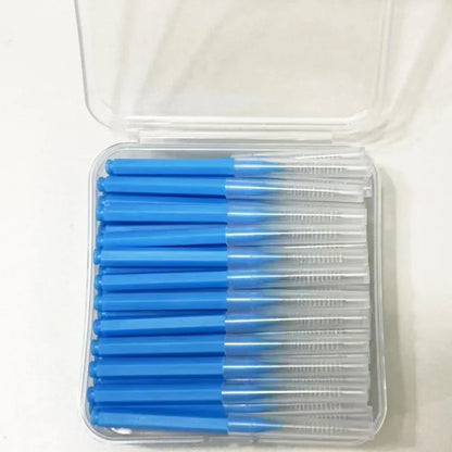 60Pcs Interdental Brush Health Care Tooth Push-Pull Escova Removes Food And Plaque Better Teeth Oral Hygiene Tool Oral Care