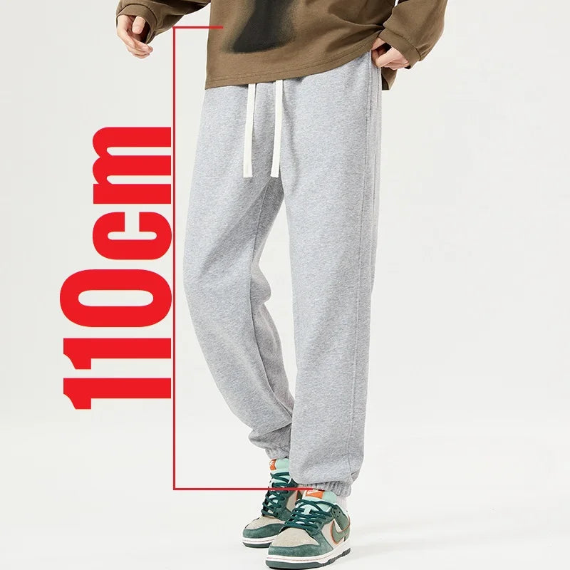Lengthened 110 115 Cm Men's Tall Pants Elastic Sport Jogger Trouser Male Extra Long Length 190cm 200cm Teeneeger Thin Sweatpants