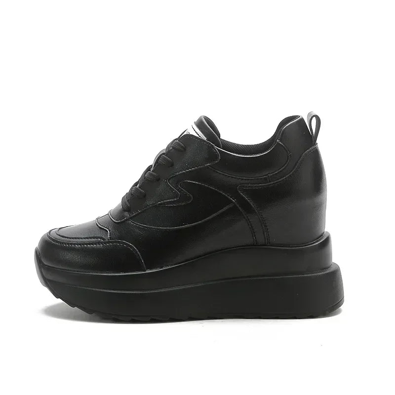 Women's Lace-Up Platform Sneakers in Style Options