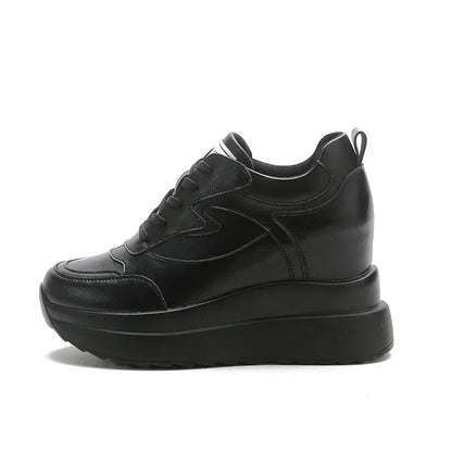 Women's Lace-Up Platform Sneakers in Style Options
