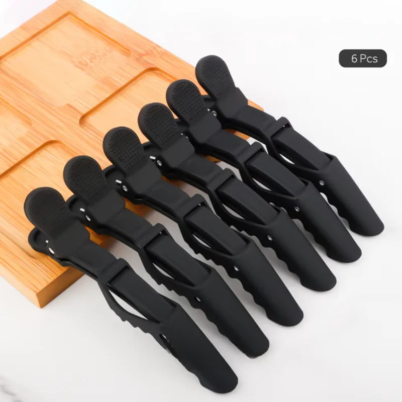 6pcs/lot Hair Clip Hairdressing Clamps Claw Section Alligator Clips Barber For Salon Styling Hair Accessories Hairpin For Women