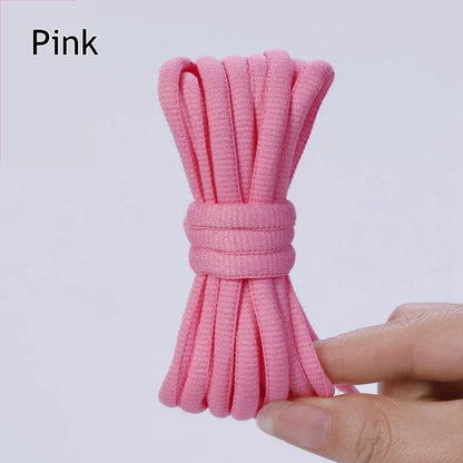 Oval Shoe laces Half Round Athletic ShoeLaces for Running Sneakers Laces Shoes Strings 33 Color Durable without fading Shoelace
