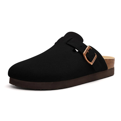 Buckle-Detail Clogs & Slides in Style Options