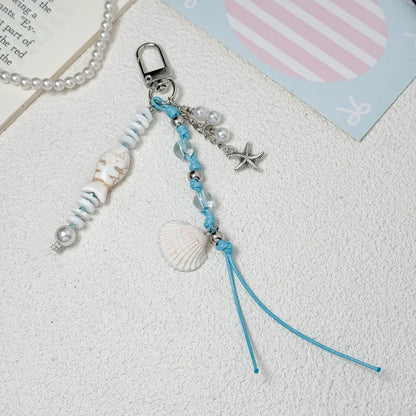 Original New Retro Star Pendant Handmade Beaded Ins Ocean Style Bag Hanging Keychain 2026 Wholesale