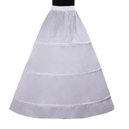 Plus Size High Quality 3-Hoop Bridal Petticoat White Wedding Slip Underskirt for Wedding Accessories Support Crinoline