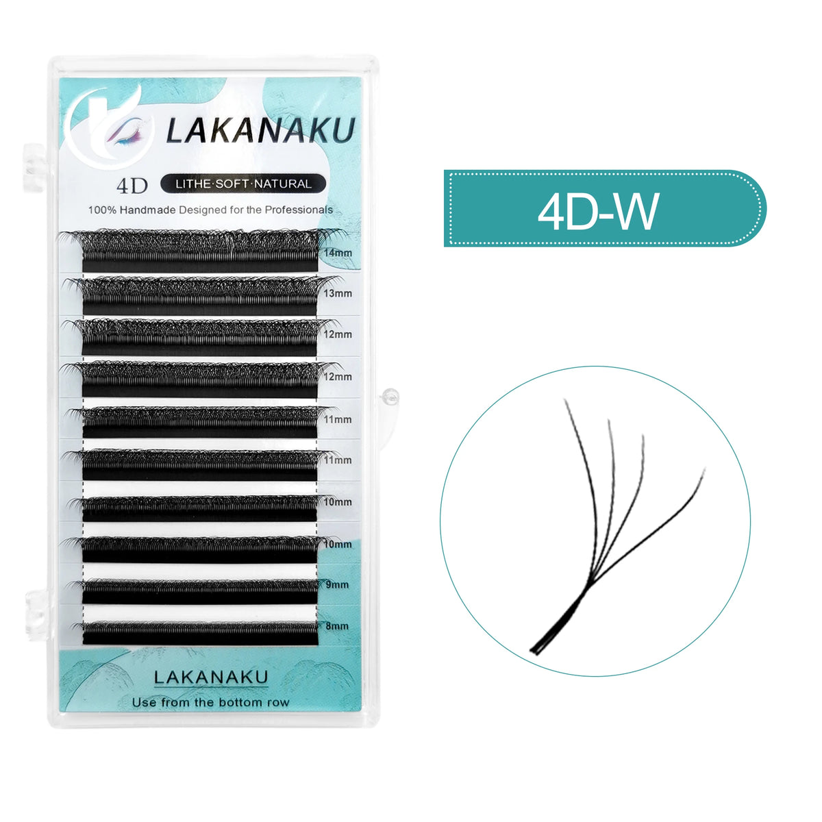 LAKANAKU YY/3D/4D/5D/6D W Clover Eyelashes Extension Cilios Extensiones De Pestañas Premade Fans Eyelash Extensions Volume