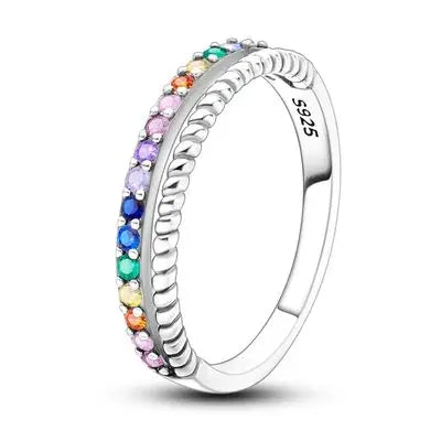 Fashion Rings for Women Stars and Moon Sunflower Pink Heart Zircon Luxury Wide Rings Fashion Engagement Wedding Jewelry Gift
