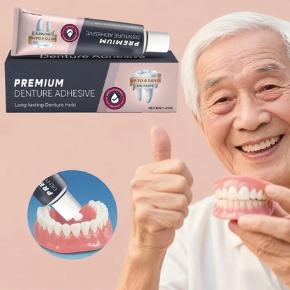 Comfort Denture Adhesives Glue Teeth Care Thermoplastic Denture Silicone Reline Kit Adhesive Cushion Friction Fixed Dentures
