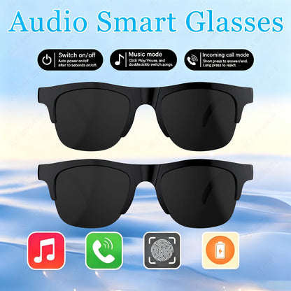 NEW Smart Glasses V5.3 Bluetooth Call High Quality Headphones Outdoor Sports Sunglasses Anti-touch UV Music Player for Men Women