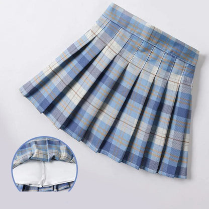 Baby Toddler Children Clothing School Plaid Girls Skirt Bottoming Princess Pleated Skirts Kids Short SKirt Summer Child Clothes