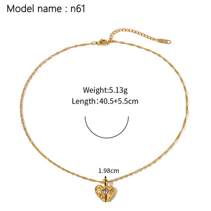 2026 Vintage Necklace On Neck Chain Women's Jewelry Accessories For Girls Clothing Aesthetic Gifts Fashion Pendant