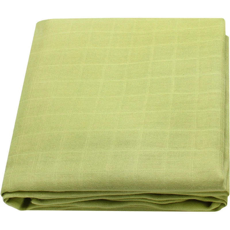 120x120cm Bamboo Baby Swaddle Blankets Solid Plain Color Baby Blankets Newborn Cotton Gauze Blanket Muslin Baby Bath Towel