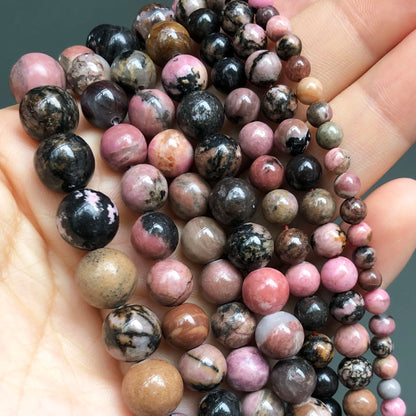 Natural Stone Dark Blue Chalcedony Jades Beads Round Loose Spacer Beads For Jewelry Making 4/6/8/10/12mm DIY Handmade Bracelets