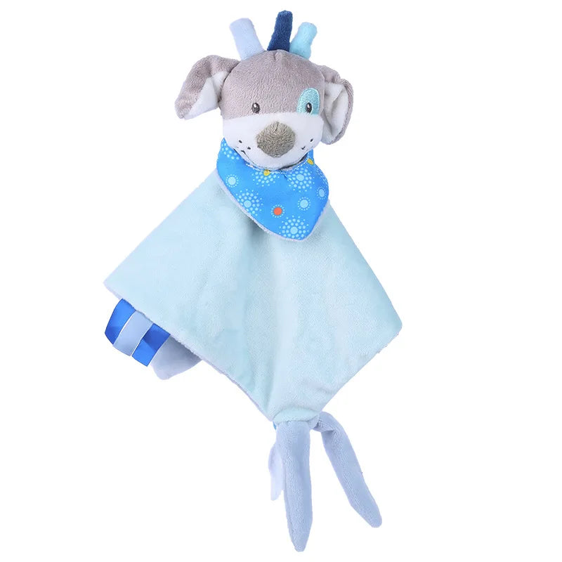Baby Towels Newborn Baby Comforter Soothe Appease Towel Animal Rabbit Plush Dolls Soft Security Rattles Bed Bell Saliva Towel