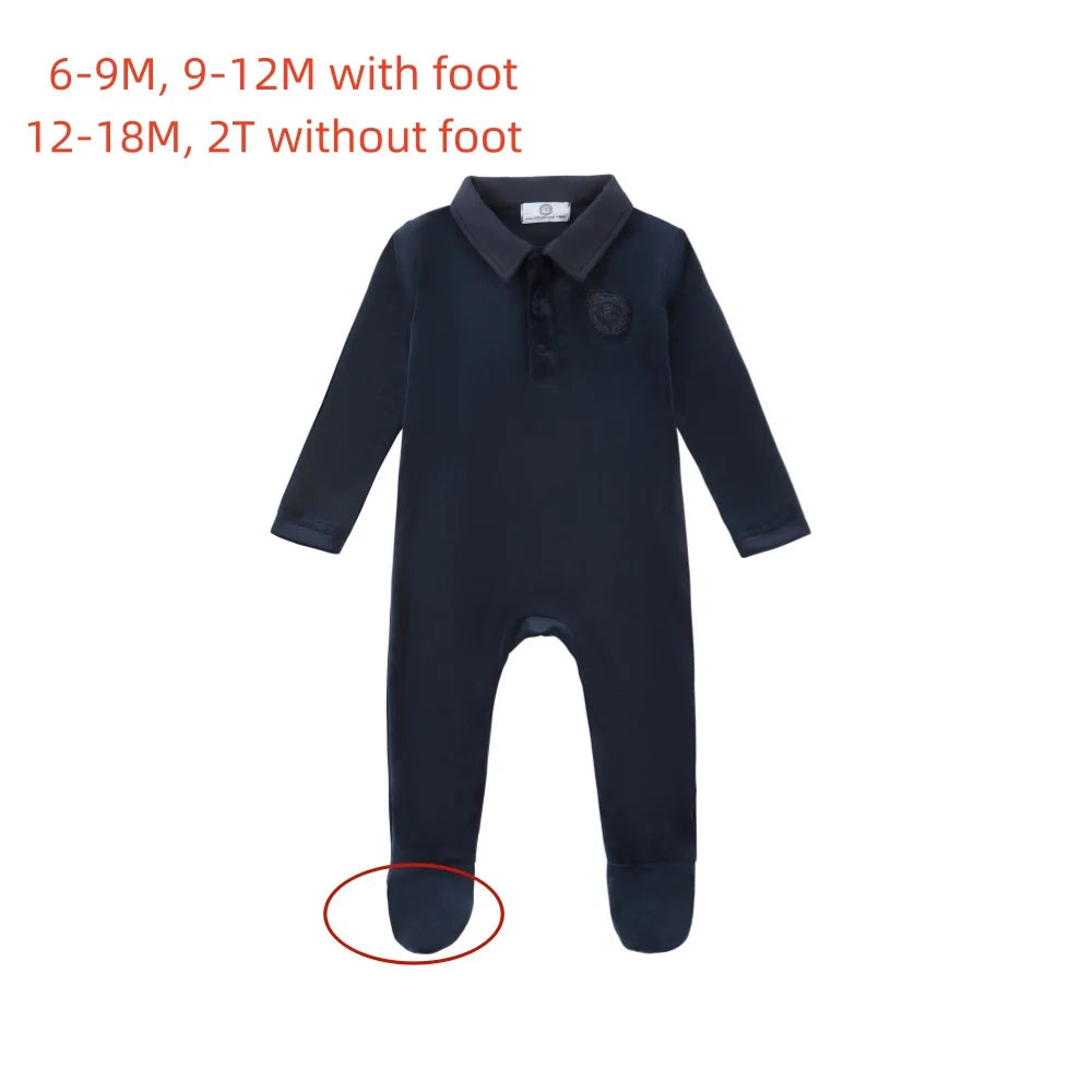 AP AW26 Friday Night Collection Boy Girl Velour With Jersey Fabric Family Matching Clothing Maxi Dress Set Clothes