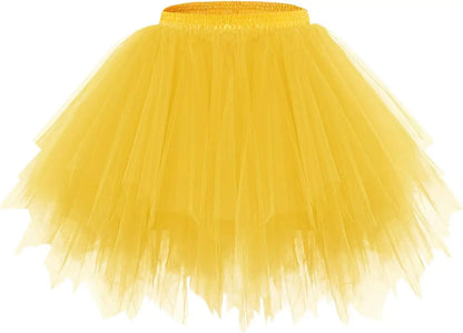 Women's Princess Dress Girl Ballet Halloween Christmas Luxury Tutu Tulle Midi Short Dress Retro Ballet Bubble Dance Dress