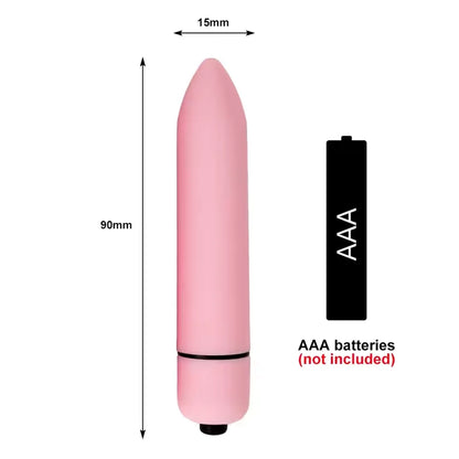 Mini Metal Bullet Vibrator Powerful Stimulate G Spot Vaginal of Female Masturbator Portable Massage Clitoral Adult Toys for 18+