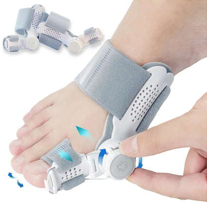 Rotatable Soft Big Toe Partition Buffer Pads, Flexible Foot Protective Cushion Sleeves Fit Left And Right Feet For Daily Home